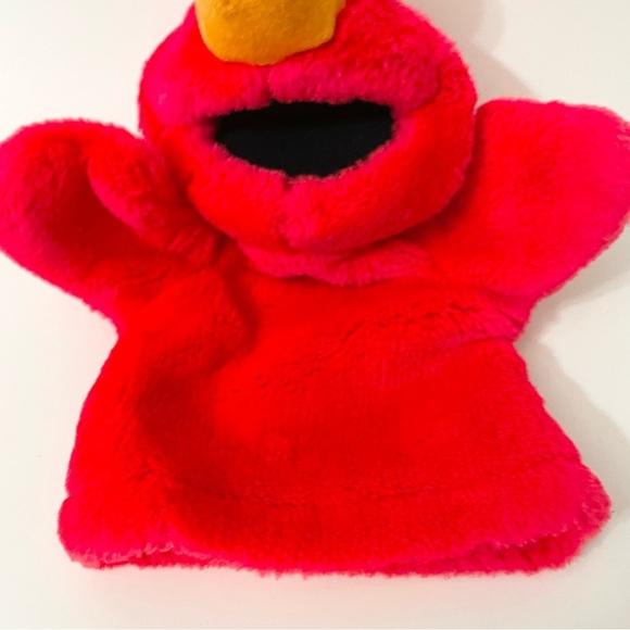 Vtg 1996 Sesame Street Elmo Hand Puppet Tyco - Picture 3 of 16